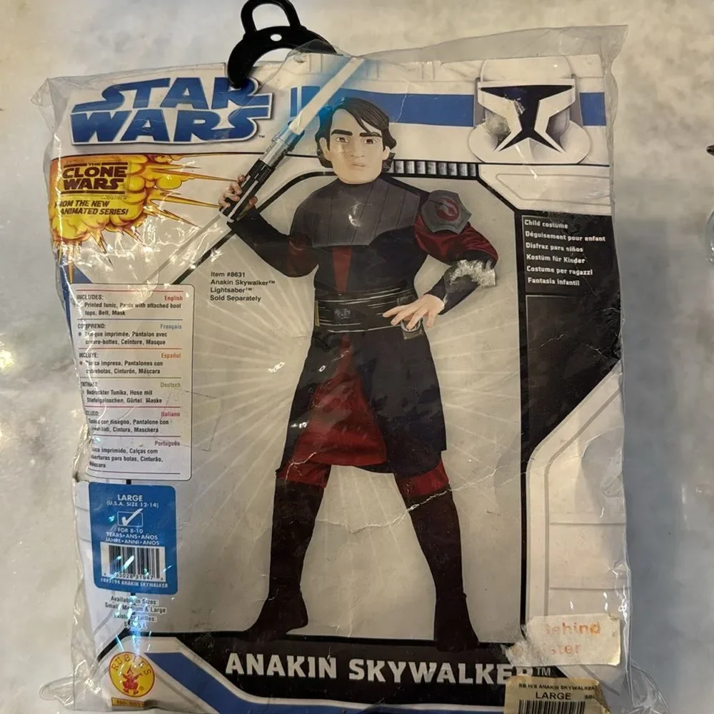 Anakin Skywalker costume Clone Wars - Rubies Boys Large 12-14 - Picture 10 of 12